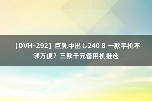 【DVH-292】巨乳中出し240 8 一款手机不够方便？三款千元备用机推选