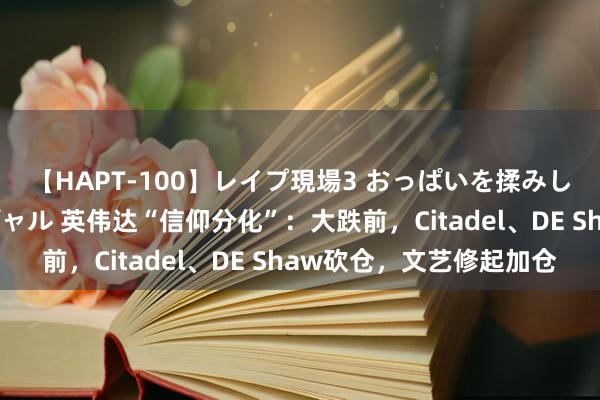 【HAPT-100】レイプ現場3 おっぱいを揉みしだかれた6人の巨乳ギャル 英伟达“信仰分化”：大跌前，Citadel、DE Shaw砍仓，文艺修起加仓